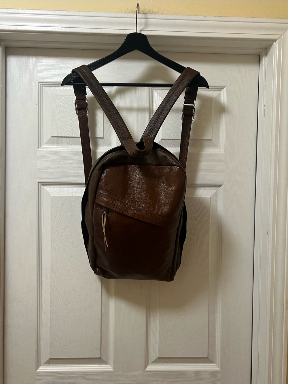 Men's Or Women’s Brown Leather Backpack - Modern Everyday Carry
